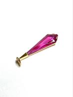 14k gouden hanger met een roze steen, Overige voorstellingen, ., Ophalen of Verzenden, Zo goed als nieuw