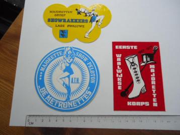 sticker oud Majorette vintage waalwijk gvb tram harmonie beschikbaar voor biedingen
