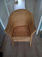 rieten stoel, Huis en Inrichting, Ophalen, Gebruikt, Bruin, Eén