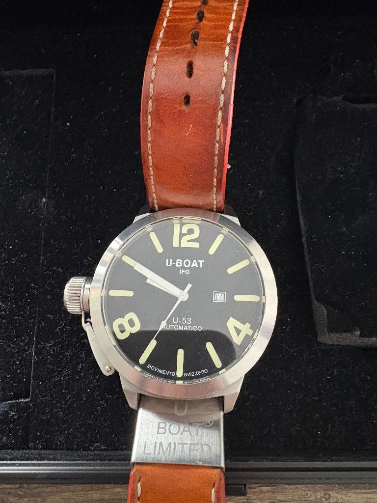 U boat u53, Leer, Staal, Polshorloge, Zo goed als nieuw