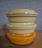 Tupperware Seal N Serve Serveerkom Hoogte 6cm Ø 17cm, Ophalen of Verzenden, Zo goed als nieuw, Geel, Overige typen