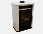 Betegelde Witte Houtkachel | Nordflam Arta (5-8 KW), Huis en Inrichting, Kachels, Ophalen of Verzenden, Vrijstaand, Hout, Nieuw