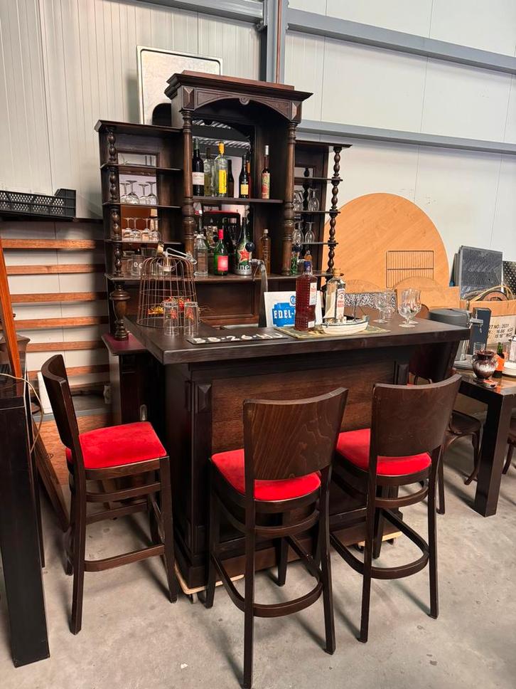 Bar huisbar barretje toog café mancave kroeg thuisbar, Huis en Inrichting, Barren, Gebruikt, Ophalen of Verzenden