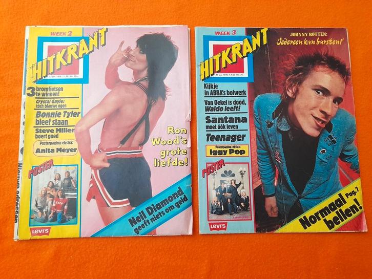 Hitkranten uit 1978, Verzamelen, Tijdschriften, Kranten en Knipsels, Tijdschrift, Nederland, 1960 tot 1980, Ophalen of Verzenden