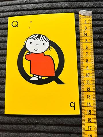 1187. Kaart illustr Q Q Dick Bruna beschikbaar voor biedingen