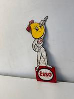 Oude Esso reclame Pin-Up !, Reclamebord, Gebruikt, Ophalen of Verzenden, Nvt