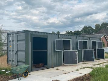 Robuuste 40ft High Cube Paardenstalcontainer beschikbaar voor biedingen