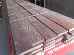 Partij 27.55m2 Ipé vlonderplanken 25x130x4850mm - 43 stuks, Ophalen of Verzenden, 250 cm of meer, Planken, Hardhout
