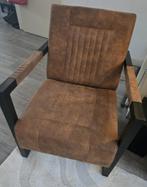 HUUS Fauteuil Ten Cognac, Ophalen, Kunststof, 75 tot 100 cm, Zo goed als nieuw