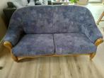 Bankstel, 2 en 2,5 zits met bijpassende stoel, Ophalen, Gebruikt, Hout, Retro