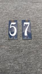 Emaille huisnummers, Antiek en Kunst, Antiek | Emaille, Ophalen of Verzenden