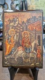 Icon De Vlucht naar Egypte, Antiek en Kunst, Ophalen of Verzenden