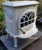 houtkachel jotul 3 wit creme emaille, Huis en Inrichting, Ophalen, Houtkachel, Zo goed als nieuw, Vrijstaand