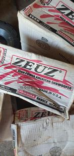 Zeus Studio Speaker Corp Subwoofers (10 stuks), Overige merken, Gebruikt, Subwoofer, Ophalen of Verzenden