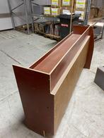 Lichtbruine kast met open vakken, Ophalen, 100 tot 150 cm, Zo goed als nieuw, Minder dan 100 cm