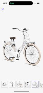 Fiets 28 inch 53 cm wit, Fietsen en Brommers, Ophalen, Nieuw, Handrem, Crown