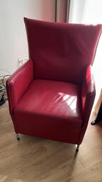 Kederen design stoel, Huis en Inrichting, Fauteuils, Ophalen of Verzenden, Gebruikt