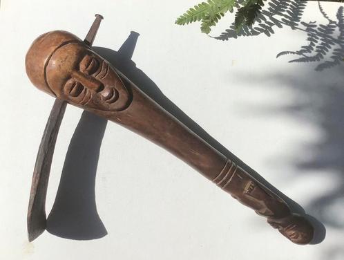 Afrikaanse ceremoniele bijl., Antiek en Kunst, Kunst | Niet-Westerse kunst, Ophalen of Verzenden