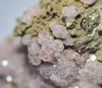 Rhodochrosiet, Pyriet - Chihuahua, Mexico, Ophalen of Verzenden, Mineraal