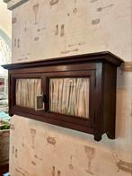 Antiek frans hangkastje, keuken vitrine kastje, aan de muur, Ophalen, Nieuw, Minder dan 25 cm, Minder dan 100 cm