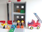 Playmobil 123 brandweer brandweerkazerne, Ophalen of Verzenden, Zo goed als nieuw, Complete set