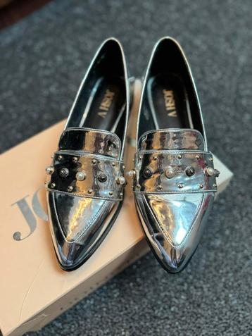 Zilveren Josh V loafers instappers schoenen mt 36 nieuwstaat beschikbaar voor biedingen