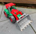 Lena Truxx tractor met shovel rood groen vanaf 2 jaar kerst, Ophalen of Verzenden, Zo goed als nieuw