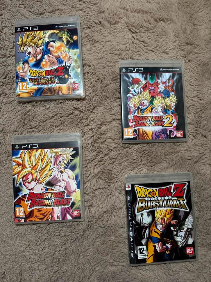 DragonBall Z PS3 Games Bundel Burst Limit + Raging Blast 1&2, Spelcomputers en Games, Games | Sony PlayStation 3, Zo goed als nieuw