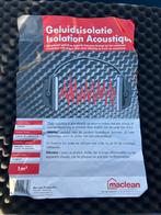 Geluidsisolatie, Doe-het-zelf en Verbouw, Isolatie en Afdichting, Minder dan 4 cm, Overige materialen, Ophalen of Verzenden, Zo goed als nieuw