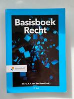 Basisboek recht, druk 17, Ophalen of Verzenden, Alpha, Zo goed als nieuw, HBO