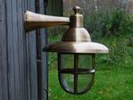 Scheepslamp L - Messing - Rond, Antiek en Kunst, Antiek | Lampen, Ophalen of Verzenden