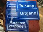 8 kunststof tekstbordjes 25 x 15cm, Ophalen of Verzenden, Nieuw