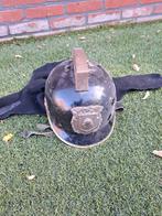 Vintage Brandweerhelm met Nekbescherming, Verzamelen, Ophalen of Verzenden, Gebruikt