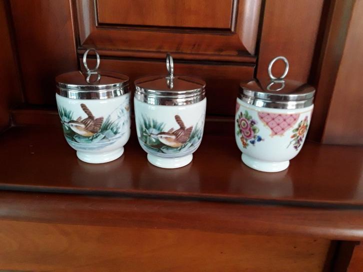 egg coddlers. 2 eieren. royal worcester, Antiek en Kunst, Antiek | Porselein, Ophalen of Verzenden