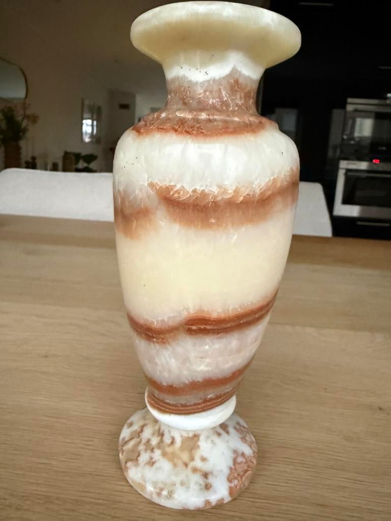 Vintage Onyx Vaas, Ophalen of Verzenden