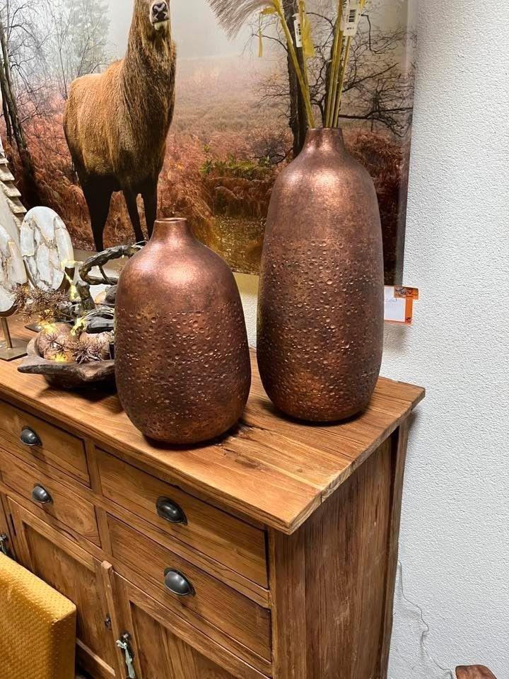 2 nieuwe Vazen, Huis en Inrichting, Woonaccessoires | Vazen, Nieuw, Overige kleuren, Minder dan 50 cm, Glas, Ophalen