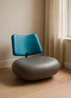 Leolux Outdoor Pallone Pa Blauw – Grijs – Luxe buitenstoel, Huis en Inrichting, Fauteuils, Ophalen, Zo goed als nieuw