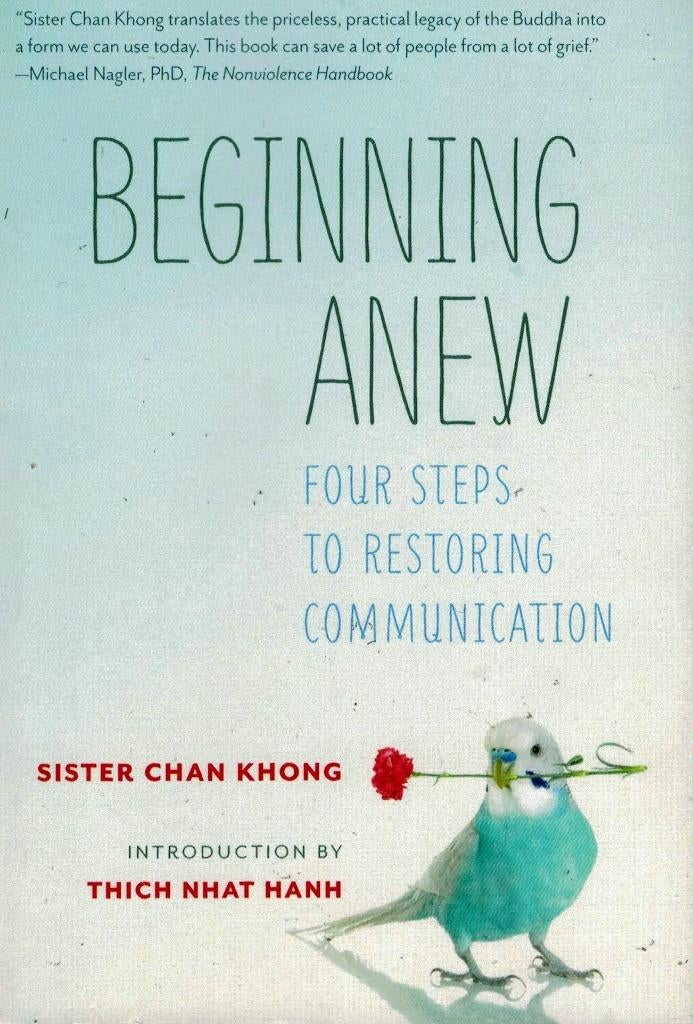 Sister Chan Khong, Beginning anew., Achtergrond en Informatie, Ophalen of Verzenden, Zo goed als nieuw, Overige onderwerpen