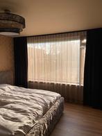 NIEUW VENETA 2x rails  overgordijnen zwart-voile nordic gold, Ophalen, 200 cm of meer, Nieuw, Hotel chique