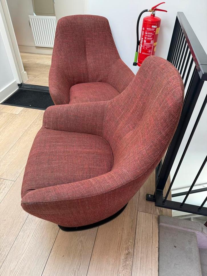 Leolux Cantate draai Fauteuil (prijs per stuk), Huis en Inrichting, Fauteuils, Zo goed als nieuw, Stof, 50 tot 75 cm, 75 tot 100 cm