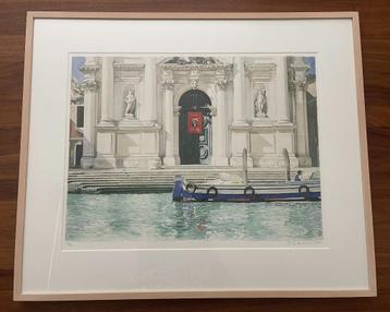 Handgeschilderd schilderij van Venetie - Peter Dumas beschikbaar voor biedingen