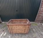 Grote brocante rieten mand, Huis en Inrichting, Ophalen, Mand, Zo goed als nieuw, Riet