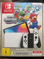 Switch OLED (White), Spelcomputers en Games, Spelcomputers | Nintendo Switch, Ophalen of Verzenden, Zo goed als nieuw, Met 2 controllers