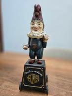 Gietijzeren Punch Spaarpot Clown, Antiek en Kunst, Ophalen of Verzenden