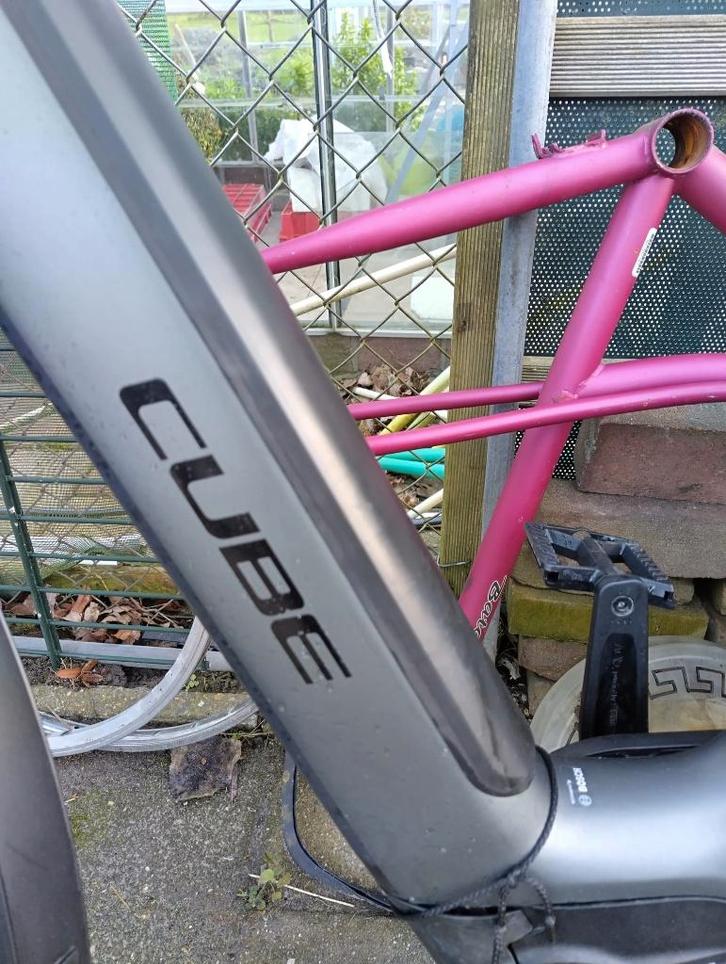 Cube supreme hybrid pro 500, Fietsen en Brommers, Elektrische fietsen, Zo goed als nieuw, Cube, Minder dan 47 cm, 50 km per accu of meer