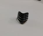 Vintage 925 zilveren design ring, Ophalen of Verzenden, Zo goed als nieuw, 17 tot 18, Dame