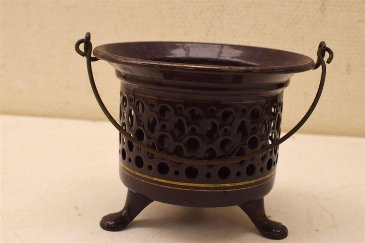 Emaille Theelichthouder 44216, Antiek en Kunst, Antiek | Emaille, Ophalen of Verzenden