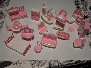 30 Delige Rose - Wit. Poppen Huis Accessoires. Nieuw. beschikbaar voor biedingen