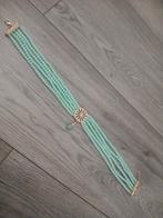 Ketting choker groen goud, Ophalen, Nieuw