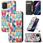 Luxe PU Lederen Wallet Case Set voor OPPO Find X3 _ Kleur #4, Verzenden, Nieuw, Hoesje of Tasje